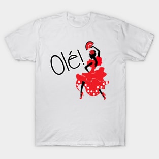 Flamenco Ole Spanish Dancer T-Shirt